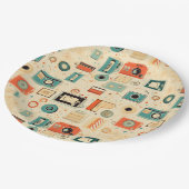  plakboekpatroon papieren bordje (Gekanteld)