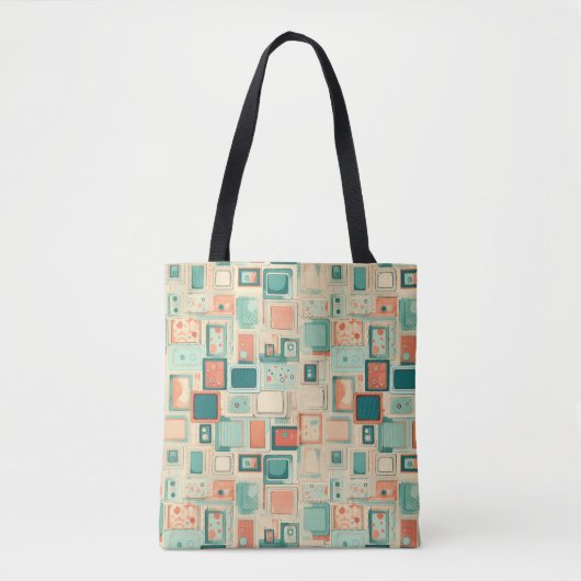 plakboekpatroon tote bag (Voorkant)