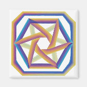 Plake 64 en de Hexagrams kleine magneet (Voorkant)