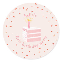 plakje verjaardagstaart