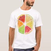 Plakjes citrusvruchten t-shirt (Voorkant)