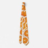 plakjes Oranje vruchten Stropdas (Achterkant)