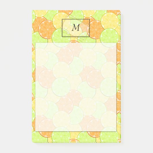 Plakjes sinaasappel, citroen, limoen post-it noten post-it® notes (Voorkant)