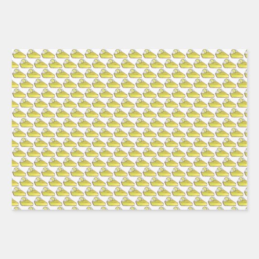 Plakken Apple Blueberry Key Limoen Fruit Pie Piece Inpakpapier Vel (Voorkant 2)