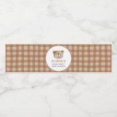 Plakken Beren Baby showers waterflesetiket Waterfles Etiket (Enkel label)