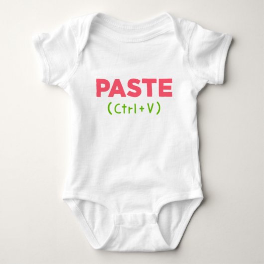 PLAKKEN (Ctrl+V) Romper (Voorkant)