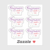 Plakken met liefdeshartsgeurstoffen plakblad sticker (Vel)