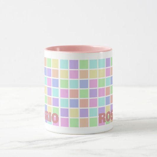 Plakken Naam Sjabloon Mok (Midden)