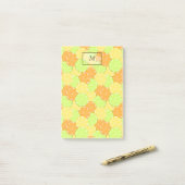 Plakken sinaasappel, citroen, limoen post-it® notes (Op bureau)