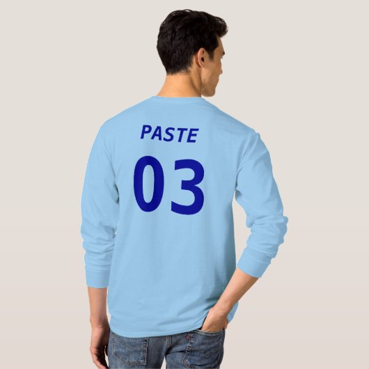Plakken T-shirt (Achterkant volledig)