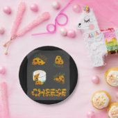 Plakken van Borden van kaaspapier Papieren Bordje (Feest)