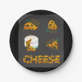 Plakken van Borden van kaaspapier Papieren Bordje (Voorkant)