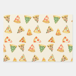 Plakken van Pizza voor Pizza Lovers Inpakpapier Vel