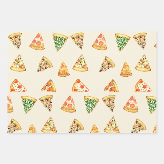 Plakken van Pizza voor Pizza Lovers Inpakpapier Vel (Voorkant)