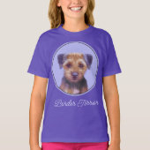 Plakken van randbedekking - Kute Original Dog Art  T-shirt (Voorkant)
