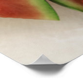 Plakken van watermeloenen poster (Hoek)