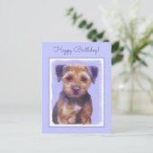 Plakken voor randbedekking - Kute Original Dog Art Briefkaart (Staand voorkant)