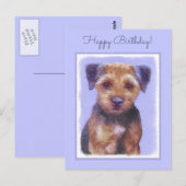 Plakken voor randbedekking - Kute Original Dog Art Briefkaart (Voorkant / Achterkant)