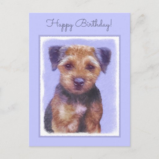 Plakken voor randbedekking - Kute Original Dog Art Briefkaart (Voorkant)