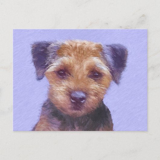 Plakken voor randbedekking - Kute Original Dog Art Briefkaart (Voorkant)