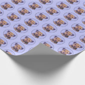 Plakken voor randbedekking - Kute Original Dog Art Cadeaupapier (Hoek)