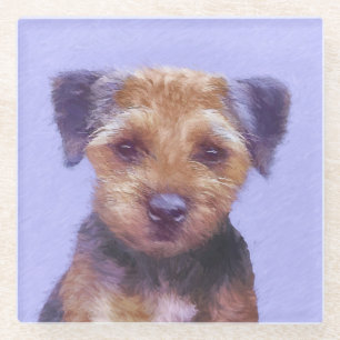 Plakken voor randbedekking - Kute Original Dog Art Glazen Onderzetter