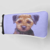 Plakken voor randbedekking - Kute Original Dog Art Golfheadcover (Voorkant)