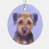Plakken voor randbedekking - Kute Original Dog Art Keramisch Ornament (Links)