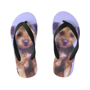 Plakken voor randbedekking - Kute Original Dog Art Kinder Teenslippers