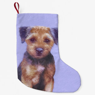 Plakken voor randbedekking - Kute Original Dog Art Kleine Kerstsok