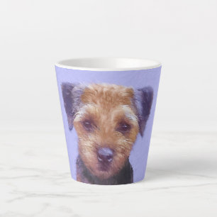 Plakken voor randbedekking - Kute Original Dog Art Latte Mok
