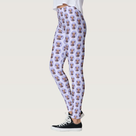 Plakken voor randbedekking - Kute Original Dog Art Leggings (Links)