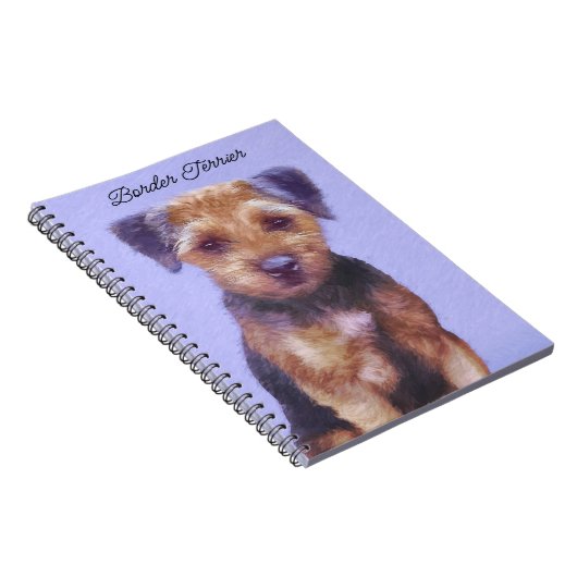 Plakken voor randbedekking - Kute Original Dog Art Notitieboek (Rechterzijde)