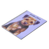 Plakken voor randbedekking - Kute Original Dog Art Notitieboek (Linkerzijde)