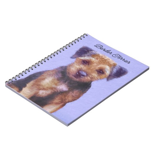 Plakken voor randbedekking - Kute Original Dog Art Notitieboek (Linkerzijde)