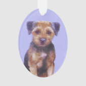 Plakken voor randbedekking - Kute Original Dog Art Ornament (voorkant)