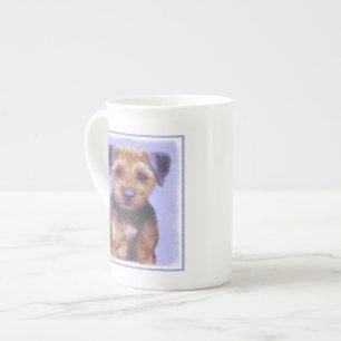 Plakken voor randbedekking - Kute Original Dog Art Porselein Kop