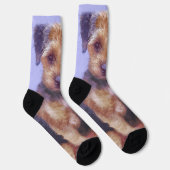 Plakken voor randbedekking - Kute Original Dog Art Sokken (Rechts)