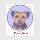 Plakken voor randbedekking - Kute Original Dog Art Sticker (Vel)