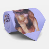 Plakken voor randbedekking - Kute Original Dog Art Stropdas (Opgerold)