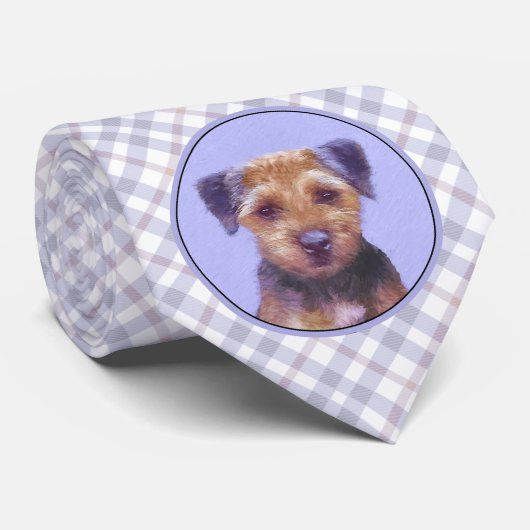 Plakken voor randbedekking - Kute Original Dog Art Stropdas (Opgerold)