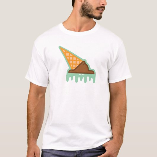 Plakkerige Situatie Heren Basic T-Shirt (Voorkant)