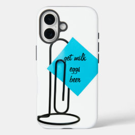 Plaknotitie iPhone 16 Hoesje
