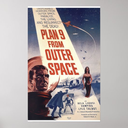 Plan 9 van Buitenruimte Poster (Voorkant)