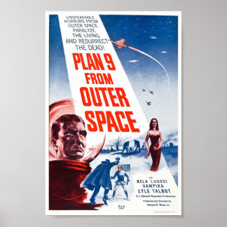 Plan 9 van Buitenruimte Poster
