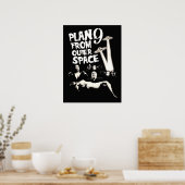 Plan 9 van Buitenruimte Poster (Keuken)