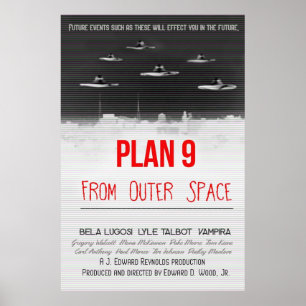 Plan 9 van Buitenruimte Poster