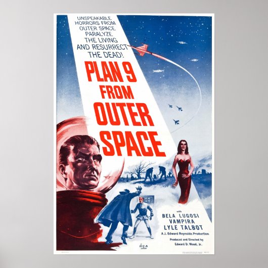 Plan 9 van de film Outer Space Poster (Voorkant)