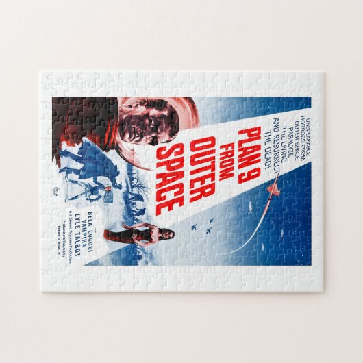 Plan 9 van de ruimte (1957) legpuzzel (Horizontaal)