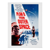 Plan 9 van de ruimte (1957) perfect poster (Voorkant)